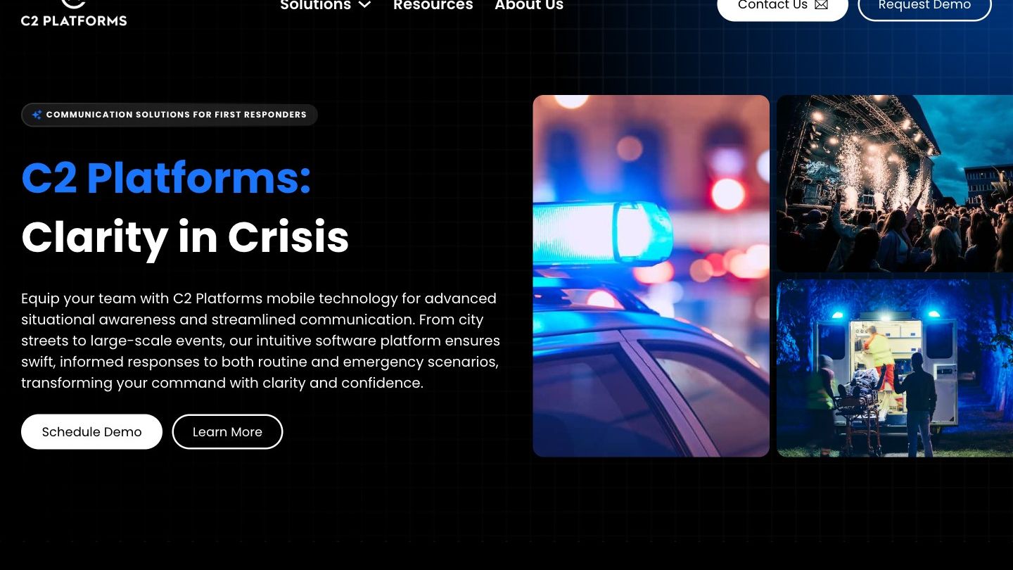 C2 Platforms website homepage